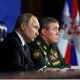 Russian President Vladimir Putin and Chief of the General Staff of Russian Armed Forces Valery Gerasimov