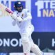 Dhananjaya de Silva plays a shot as Sri Lanka fight back to 185-5 at tea on the first day of the first Test against Pakistan in Galle