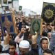 People demonstrate against the desecration of the Koran in Denmark, in Sanaa, Yemen