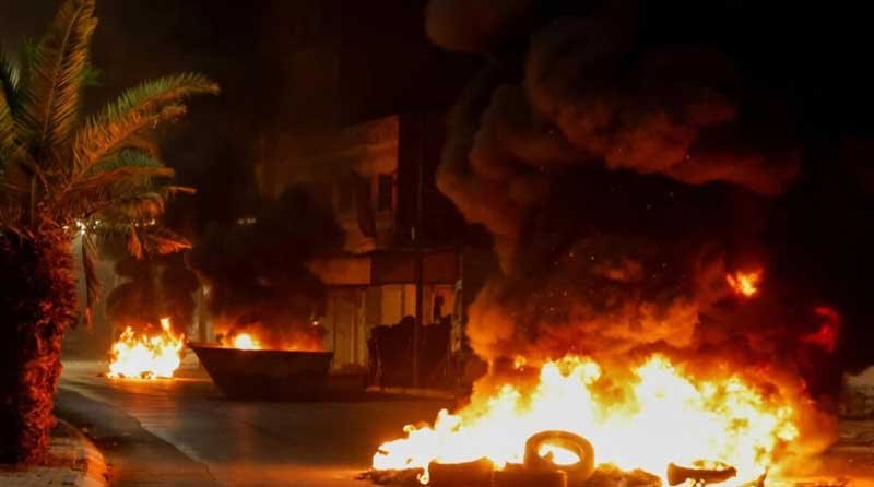 Israeli forces raided the West Bank city of Jenin overnight, carrying out a strike that residents said involved a missile fired from the air and setting off a gunbattle that lasted into Monday morning and killed at least three people.