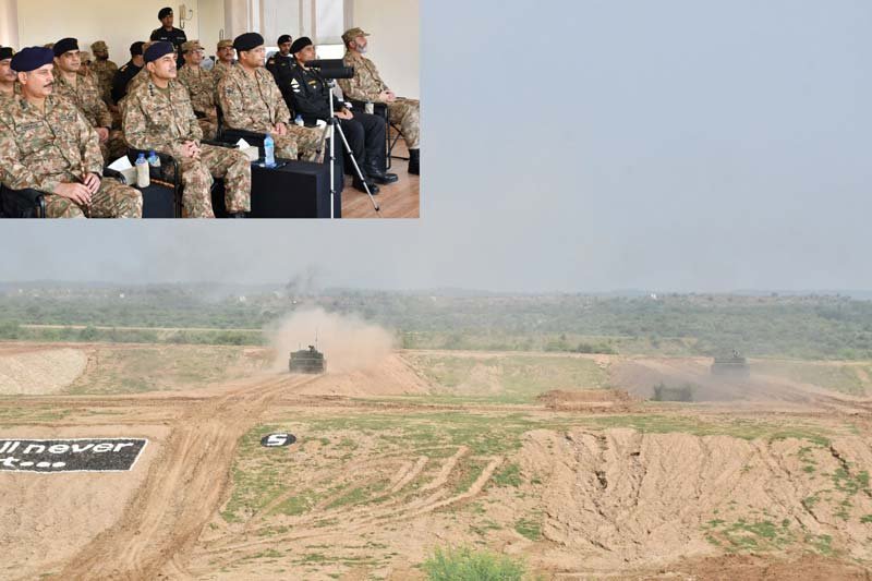 Gen Syed Asim Munir visited Tilla Field Firing Ranges