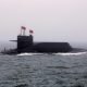 The Chinese navy's nuclear-powered submarine Long March 11 takes part in a naval parade off the eastern port city of Qingdao on April 23, 2019. The Pentagon says China is building advanced nuclear-powered subs that are quieter and harder to detect than previous models.