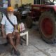 Himmat Singh Nijjar, 79, uncle of Sikh separatist leader Hardeep Singh Nijjar, sits inside his house after an interview with Reuters at village Bharsingpura, in Jalandhar district of the northern state of Punjab, India,