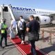 Passengers board the first Libyan-operated flight from Tripoli to Rome in nearly a decade at Mitiga airport