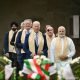 US President Joe Biden and India's Prime Minister Narendra Modi, along with other world leaders, arrive to pay respect at the Mahatma Gandhi memorial at Rajghat in New Delhi on September 10, 2023.