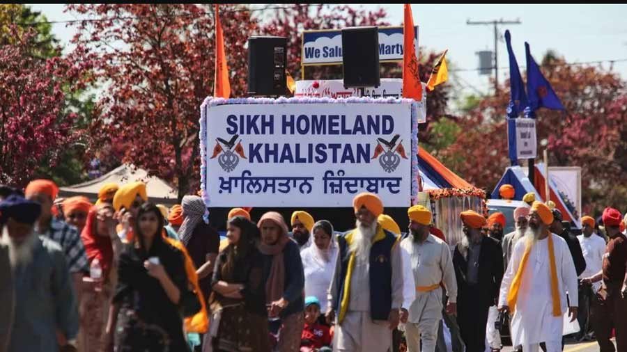 Pro-Khalistan activism has been mostly peaceful, such as this protest in Canada