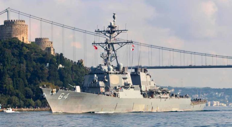 US Navy destroyer USS Carney