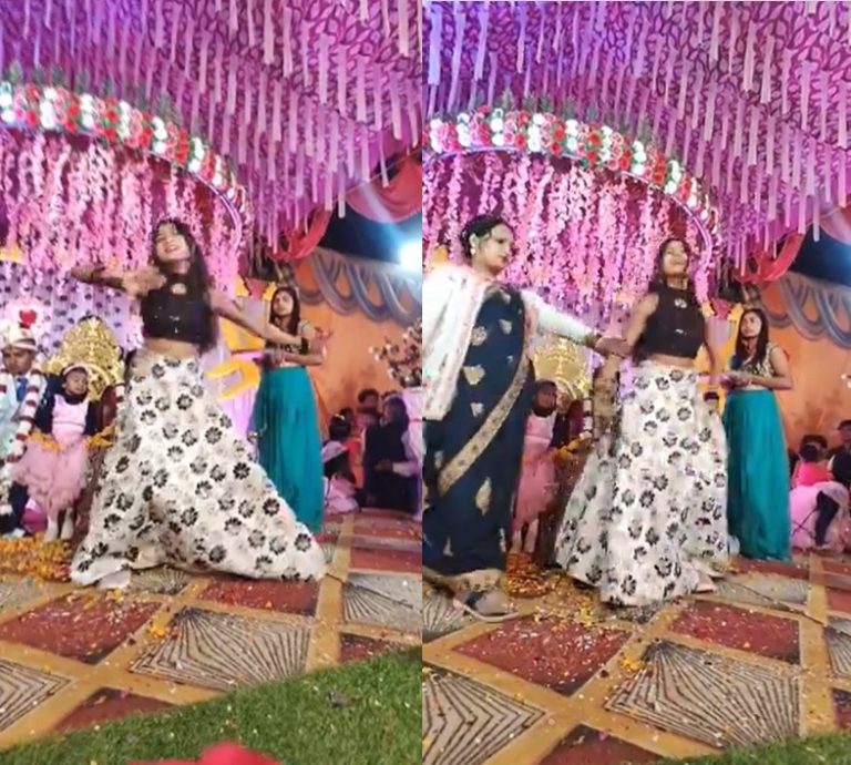 شادی تقریب کے دوران لڑکی کے رقص میں والدہ کی مداخلت پر بھارت میں سوشل میڈیا پر بحث چھڑ گئی