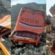 In Azad Kashmir, a bus plunged into a ditch and a pilgrims' bus crashed in Makran, killing 32 people