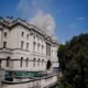 Fire at London's cultural and entertainment center Somerset House