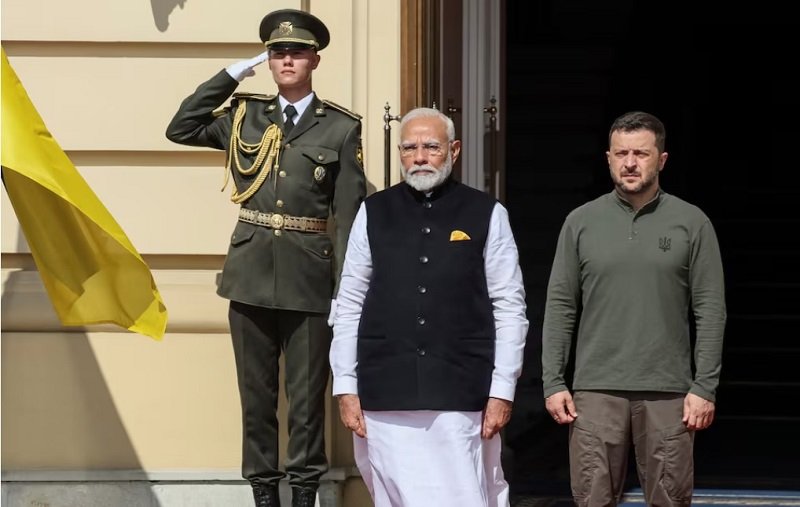 Modi meets Zelenskiy, insists on talks with Russia to end the war